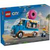 LEGO City Donut Shop Toy, Birthday Gift, Educational Building Blocks, Boys and Girls, Ages 5, 6, 7, 8, Vehicles, Miniature Cars, City Building, 60452
