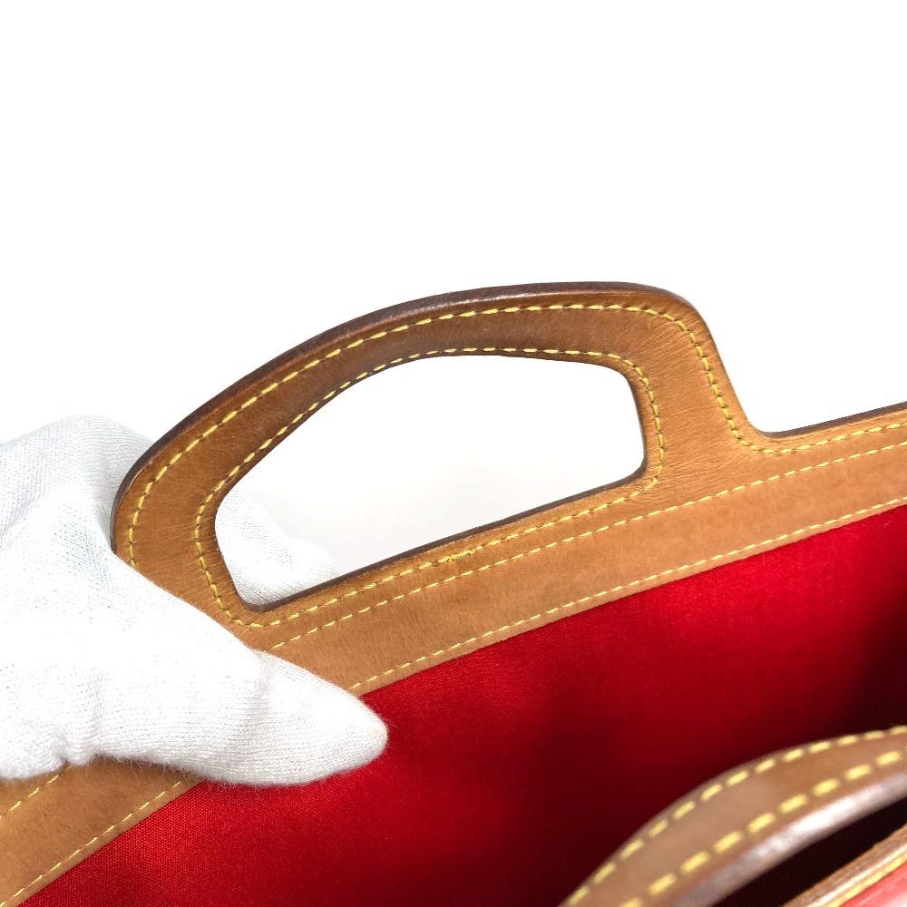 Louis Vuitton M91078 MonogramVernis Stanton bag vertical Hand Bag Red