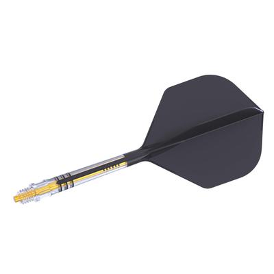 Cuesoul ROST AK57 T19 Carbon Fiber Rod with Integrated Standard Set of 3 Flights, Shape, (CS-AK57XB1-6)