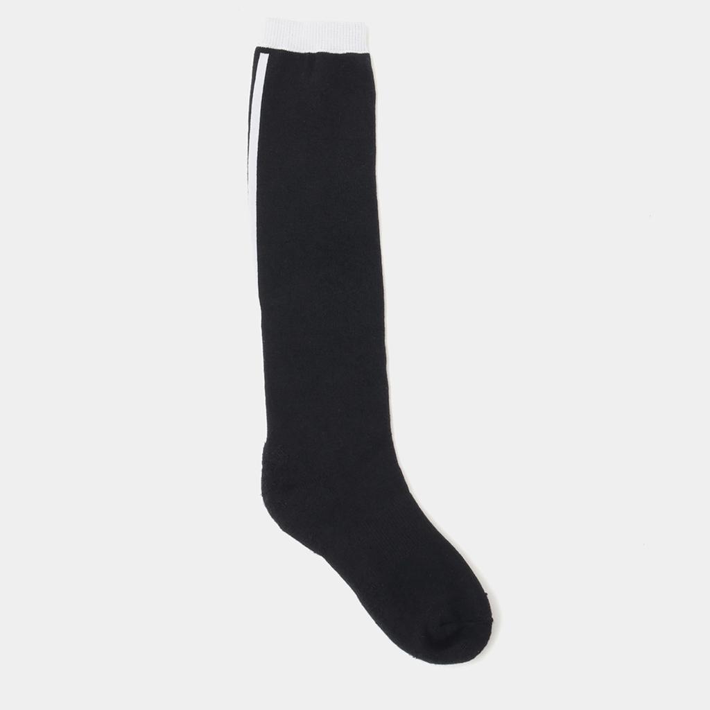 Antibacterial and Deodorizing Knee Socks Functional Material EZ Golf Socks C25193209 FR [Callaway] Women's (Logo Pattern, DRY) / / 1010_Black