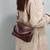 Bag Women's New Messenger Bag Women's Bag Large Capacity High-end Leather Shoulder Bag Pillow Bag