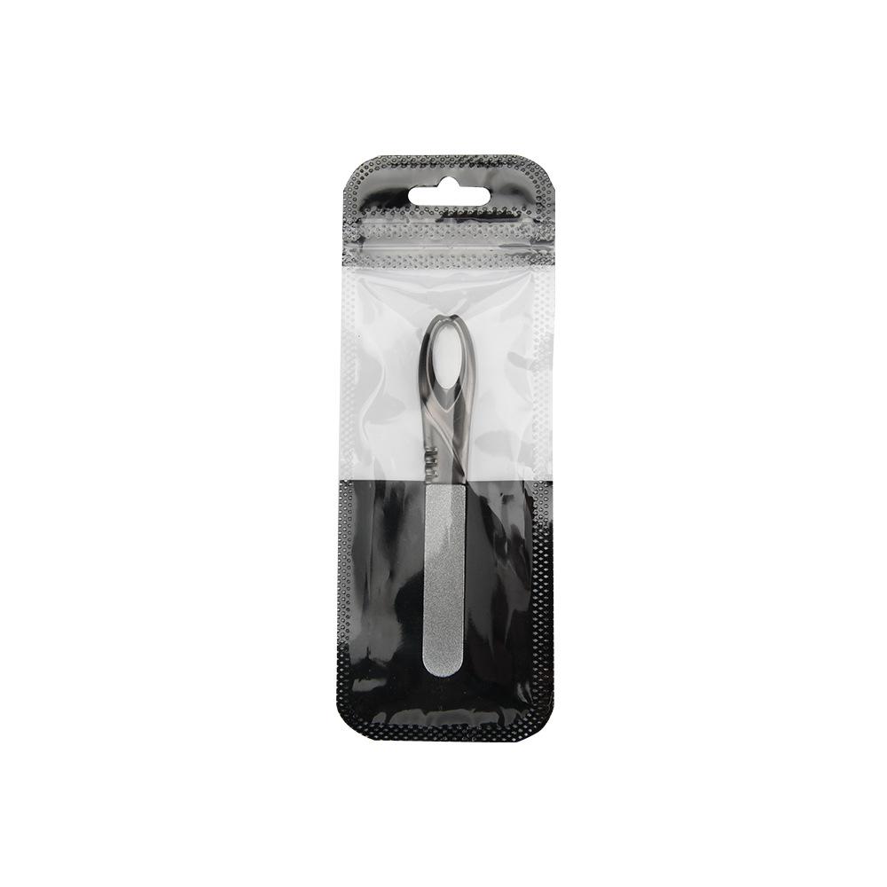 Available Stainless Steel Frosted Double-Sided Nail Buffer File