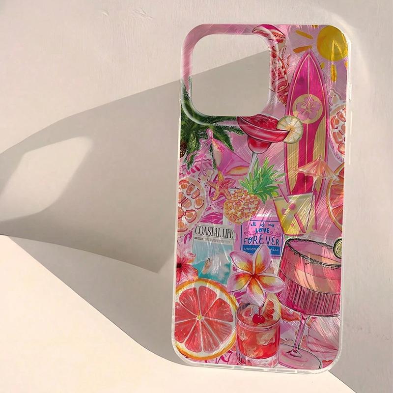 Coconut Flower Seahorse Pattern Phone Case for Samsung Galaxy S26 S25 S24 S23 Ultra A56 A55 A54 A36 A35 A16 S21 FE S22Plus Cover