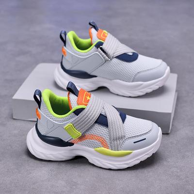 Boys Shoes 2025 Summer New Children's Mesh Breathable Sports Shoes Medium and Older Boys Soft-soled Dad Shoes