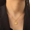 Cazador Crescent Moon Cat Pendant Necklaces for Women Animal Kitten Filigree Neck Chain 2026 Stainless Steel Jewelry Gift Trend