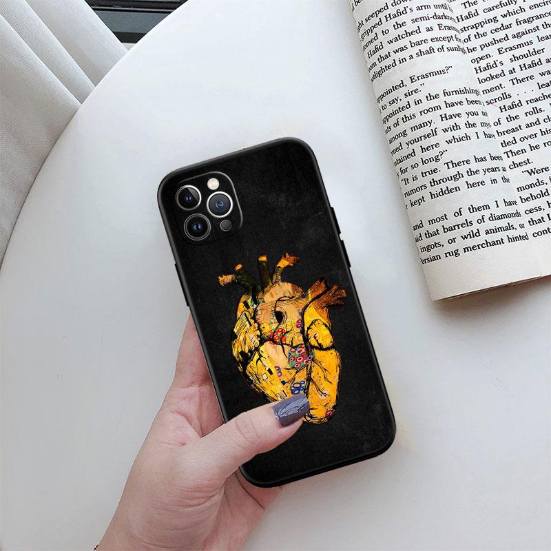 Calm Heart Art Phone Case for Samsung Galaxy Note 10 20 S23 S22 Ultra FE Plus M06 M15 M16 M35 M55