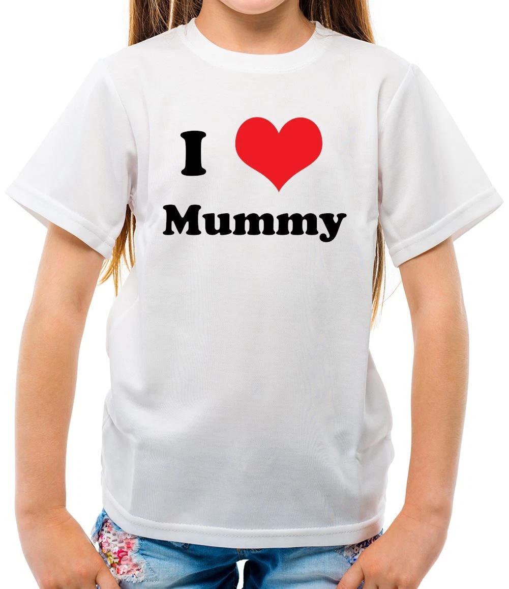 I Love Mummy - Kids T-Shirt - Mothers Day Mum Cute Newborn Baby Boy Girl 130