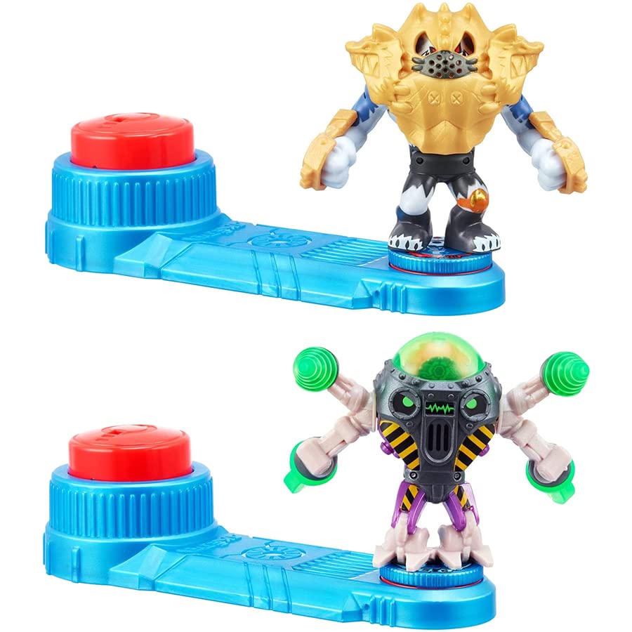 Akedo Ultimate Arcade Musou Battle Giant Versus Pack Drillborg vs. Alpha Wolf Mini Battle Action Figure