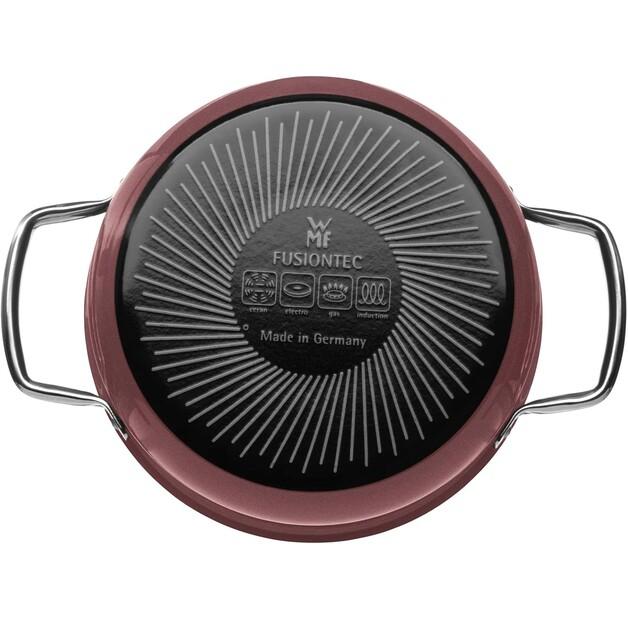 WMF Fusiontec Inspire Saucepan Set, Rose Quartz, 3 Pieces (3201112825)