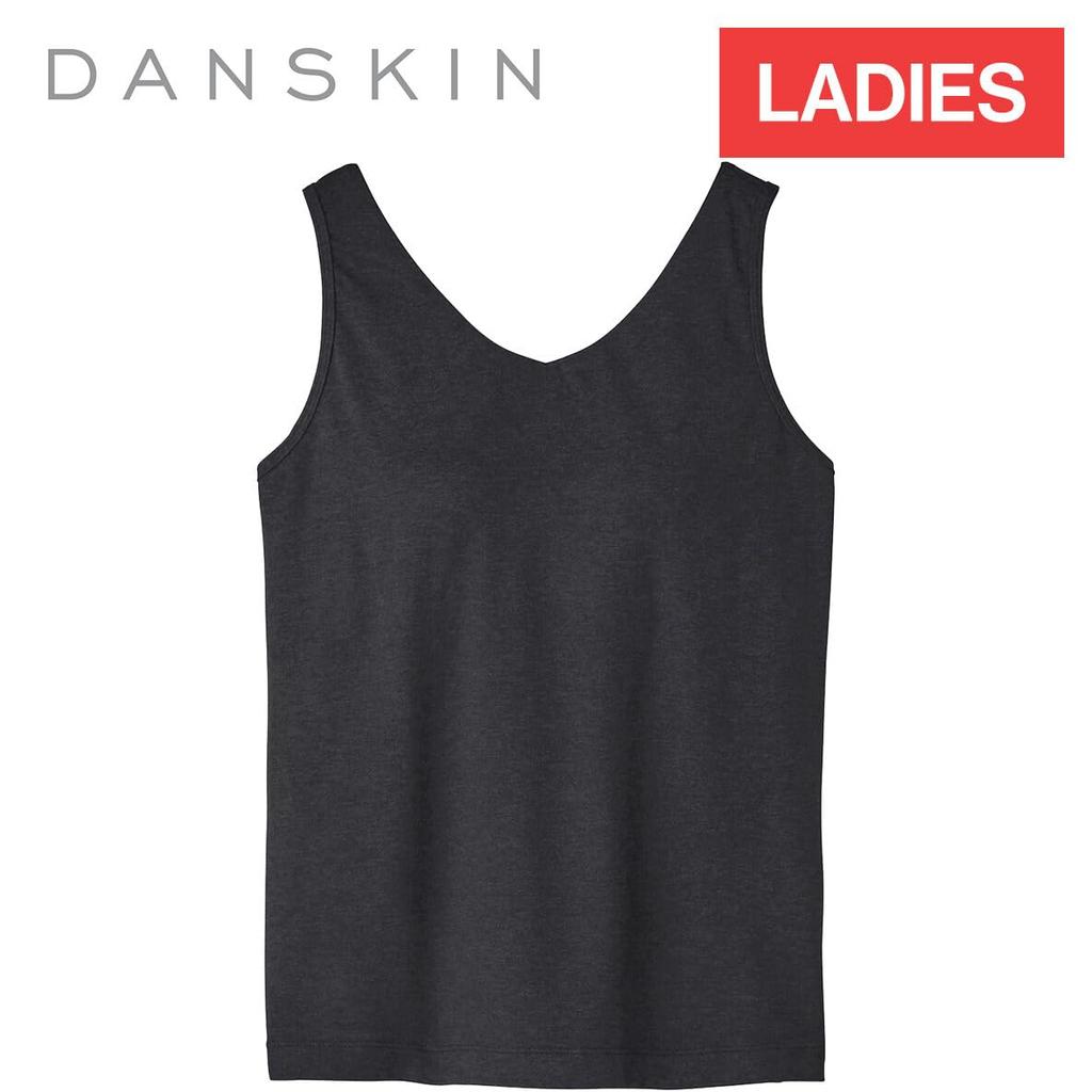 Tank Sweat Quick Odor UV All Day Active Bra M [Danskin] Top, Absorbent, Drying, Antibacterial, Resistant, Care, Tank, DC124103, Women's, Black,