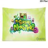 My Singing Monsters Pattern Home Decor Tapestry, Wall Hanging, Decorative RV Wall Cloth.MGT0918535