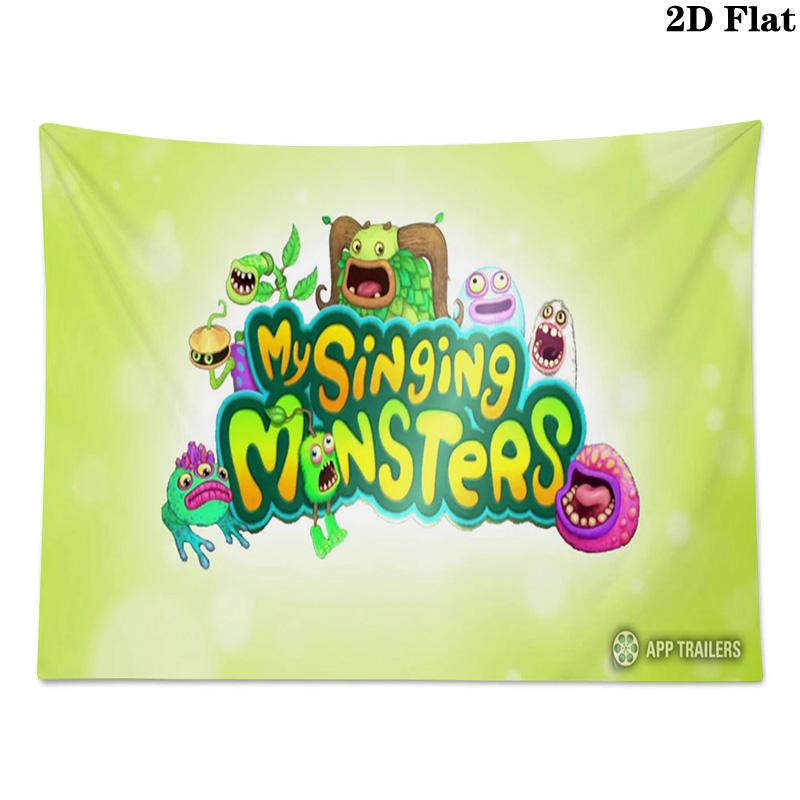 My Singing Monsters Pattern Home Decor Tapestry, Wall Hanging, Decorative RV Wall Cloth.MGT0918535