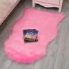European Style Modern Minimalist Faux Wool Long Pile Rug for Living Room and Bedroom