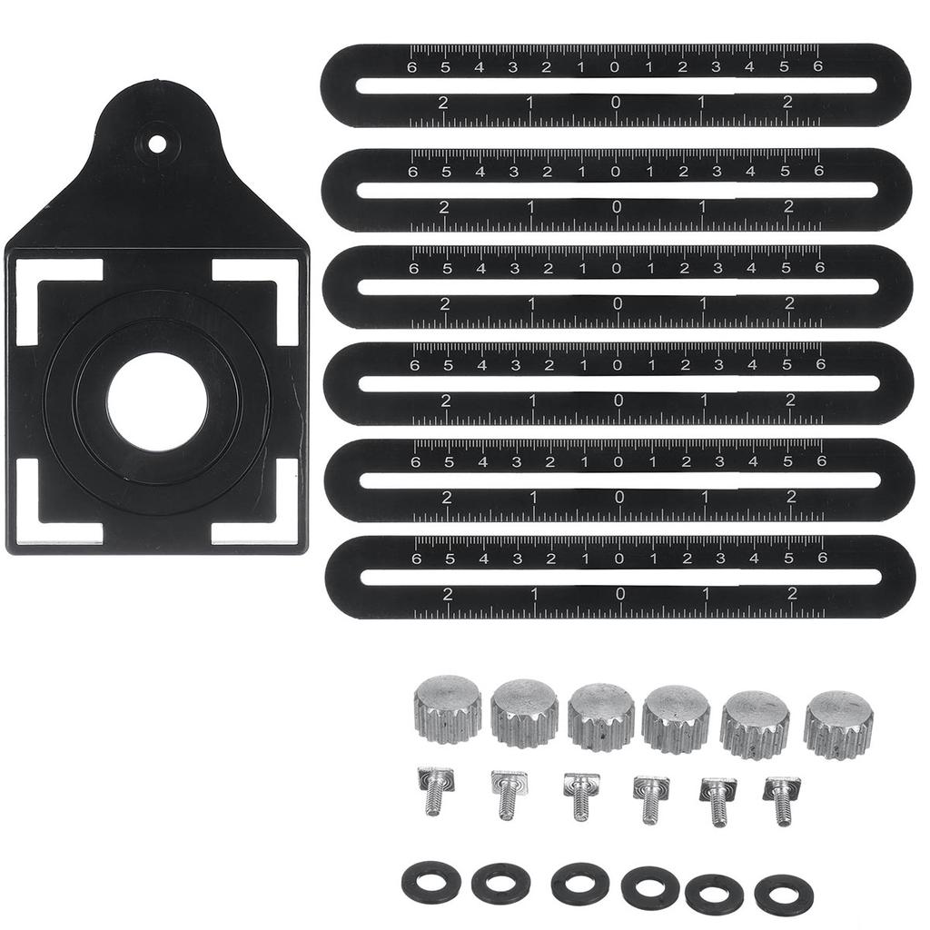 KDABJD Aluminum Alloy six-fold Ruler Multi-Function Perforated Ceramic Tile Opening Locator mud Shop Workshop Paste Floor Tile Positioning KDABJD Aluminum Alloy six-fold Ruler Multi-Function Perforated Ceramic Tile Opening Locator mud Shop Workshop Paste Floor Tile Positioning