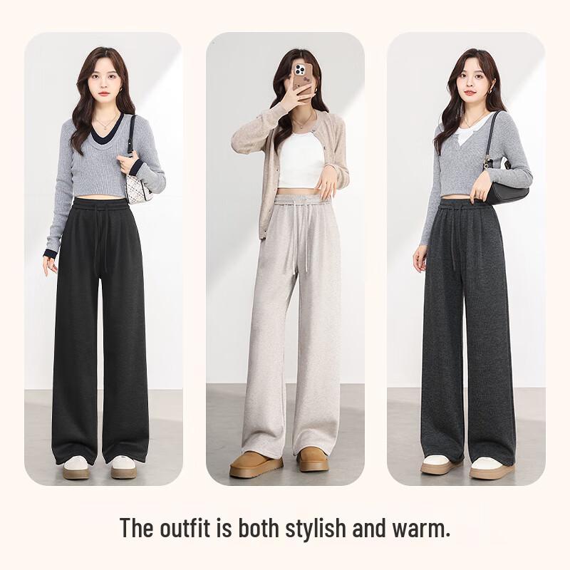 Baleno Women's Fleece-Lined Thermal Straight-Leg Pants