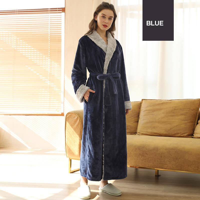 Accappatoi da salotto Accappatoio in tessuto per il viso Accappatoio per coppia femminile Accappatoio autunnale e invernale Accappatoio alla moda Accappatoio da notte comodo e spesso