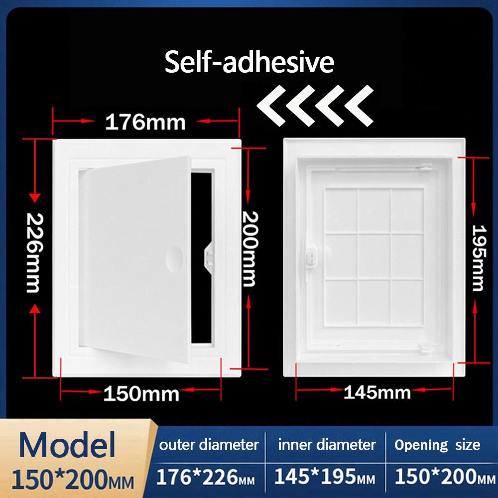 Plastikowa Klapka Otwierana Płyta Pokrywająca Typu Dociskanego Otwór Rewizyjny Drzwiczki Dostępu na Zawiasach Drzwi Ściana Sufit