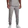 Under Armour Rival Terry Joggers Solid Color Elastic Waist Fitted Cuffed Casual Pants Men Joggers Agate-White 1380843-112