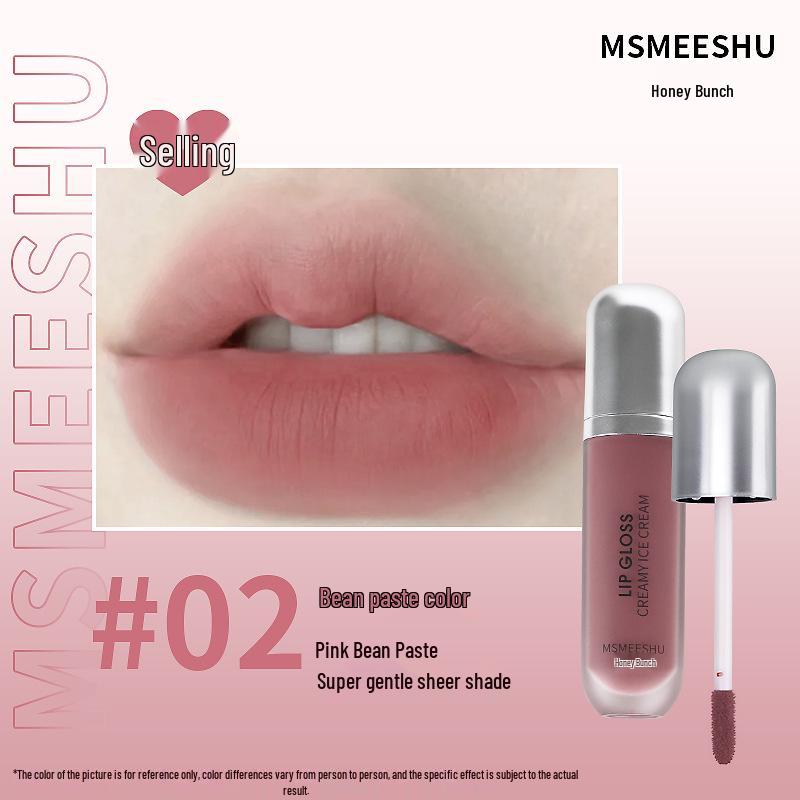 

Honey Bunch Velvet Matte Lip Glaze - Creamy, Non-Transfer, Pseudo Nude Finish.
