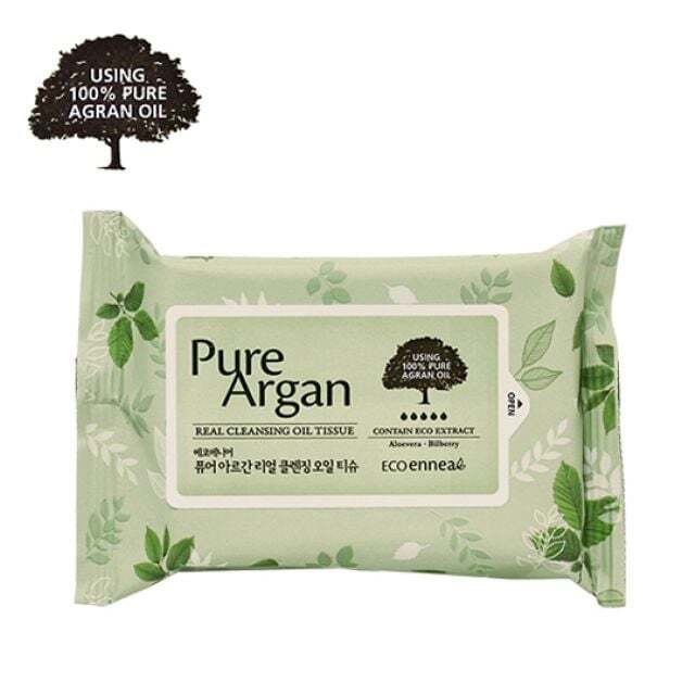 KWAILNARA ECO ennea Argan Real Cleansing Oil Tissues 20 Sheets [WFJ7PGC_251029]