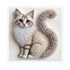 1 Set DIY Craft 5D Diamond Painting Kit Cat Design Diamond Art Kits  Home Wall Decoration