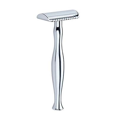 Kenem-X Double Edge Long Handle Copper Zinc Alloy Shaving Safety Razor