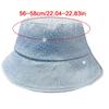 Rhinestones Decor Fisherman Hat Sun Foldable Bucket Hat for Vacation