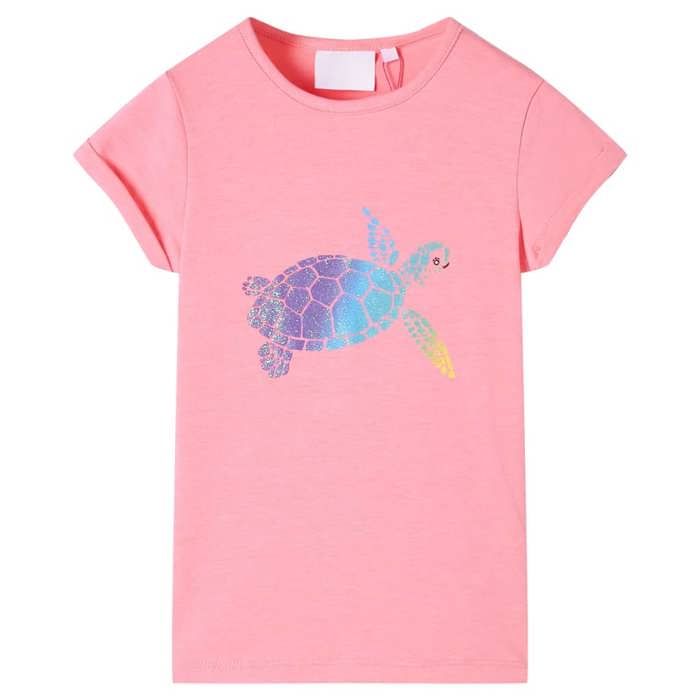 T-shirt pour enfants rose vif 92/104/116/128/140