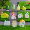 Micro Landscape Ornaments Resin Miniature Decorations for Succulents Plants