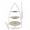 Cake Stand Light Luxury Dishwasher Dessert Holder for Afternoon Tea,