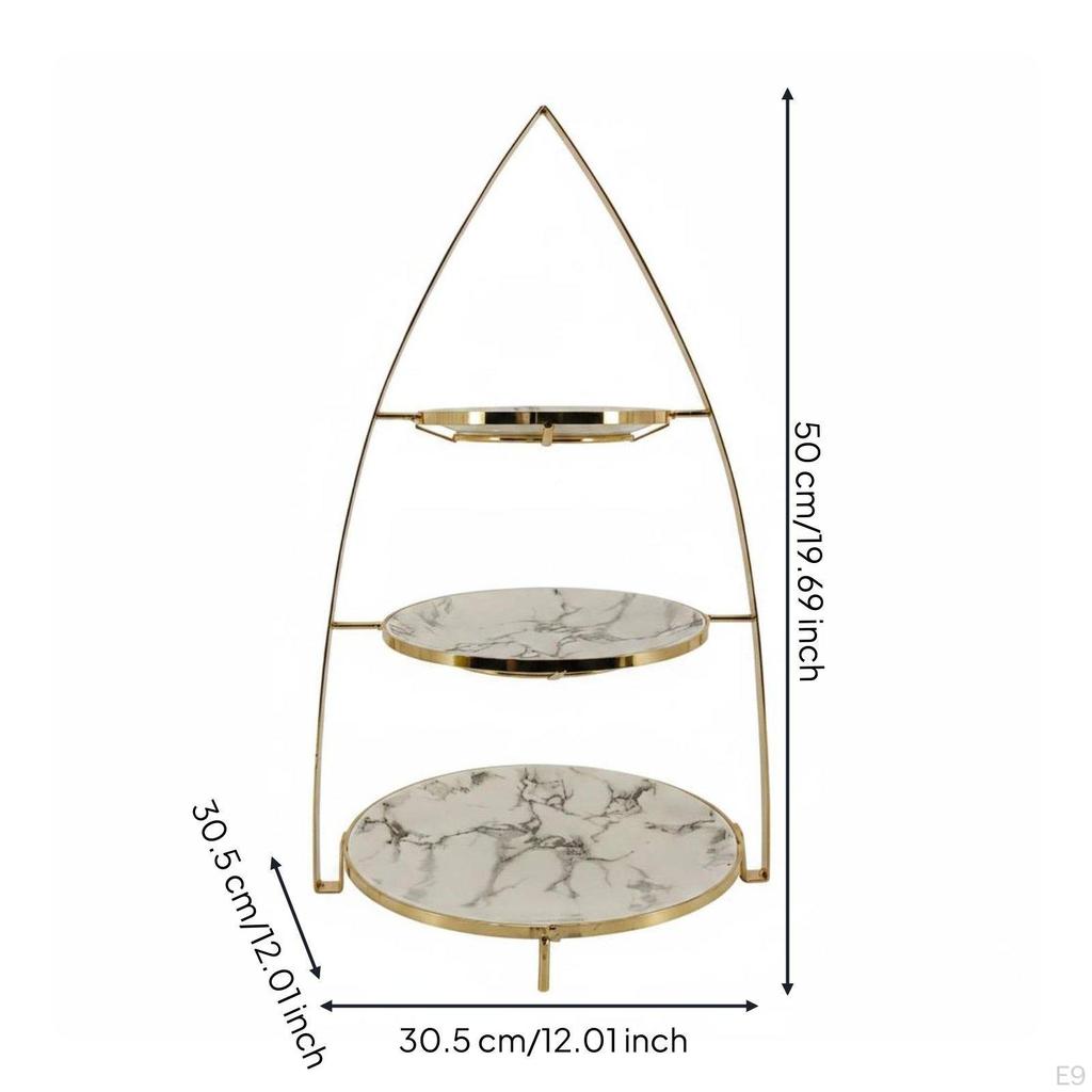 Cake Stand Light Luxury Dishwasher Dessert Holder for Afternoon Tea,