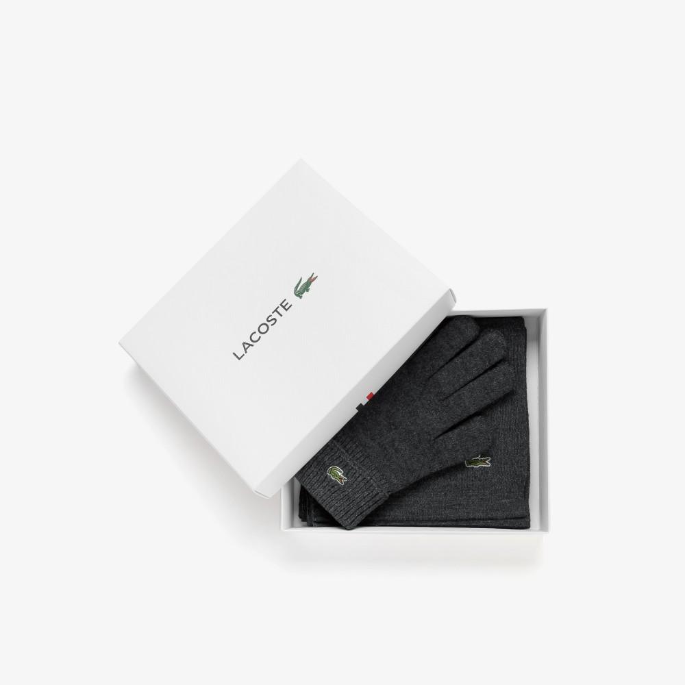 Lacoste Unisex Muffler Gloves Gift Set RE302E-55N050