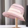New Elegant Big Eaves Sunshade Mesh Basin Hat Women's Spring Summer UV Protection Face Bucket Hat Sun Protection Sun Hat