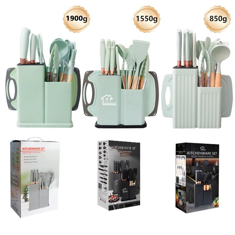 ZISIZ 19-teiliges Silikon-Küchenutensilien-Set