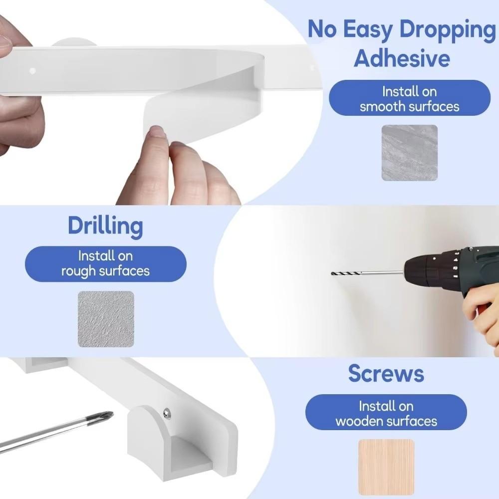 Space Saving Wardrobe Hat Rack with Hook Hat Organizer Display Hat Storage Rack  Bedroom Door