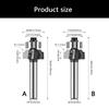 4Flute Round Handle Carbon Router Bit Milling Cutter For Precise Woodworking Projects With 45# Carbon Steel Body