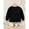 Kids Sweatshirt Crew Neck Sweatshirt - Funny  Design, Long-Sleeved Casual Streetwear Style, Comfortable Wear All Year Round