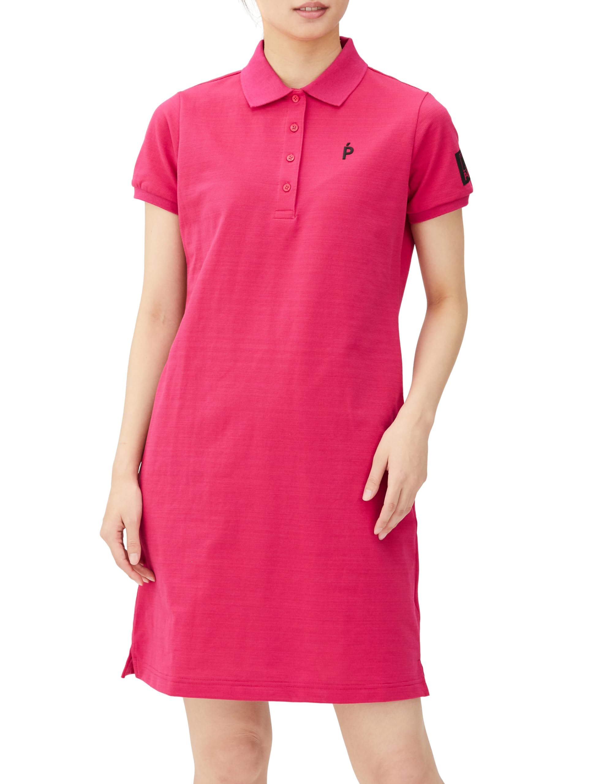 

Short Sleeve Collared Dress Stretch Reversible Kanoko 1 [Pearly Gates] Women s / 055-3224802 090_Pink [M]