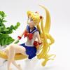 Çizgi Film Anime Sailor Moon Tsukino Aksiyon Figürü Kanatlı Oyuncak Bebek Pasta Süsü Koleksiyon Model Kız Çocuk Hediye Oyuncak