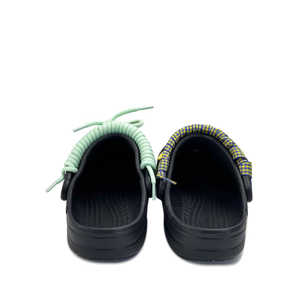 Crocs Baya Classic clog EVA Summer Lemon Beya Beach Hole Shoes Unisex Black