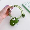 3D Cartoon Dinosaur Set Cable Protector For / iPad 18W/20W Charger Case Phone Wire Cord Organizers For 14 15 16