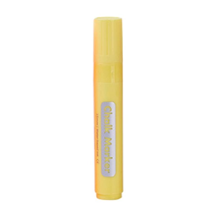 

Colored Liquid Chalk Pen 15mm Tip Erasable Liquid Chalk Marker For Writing Drawing on Glass Blackboards And Whiteboards жёлтый