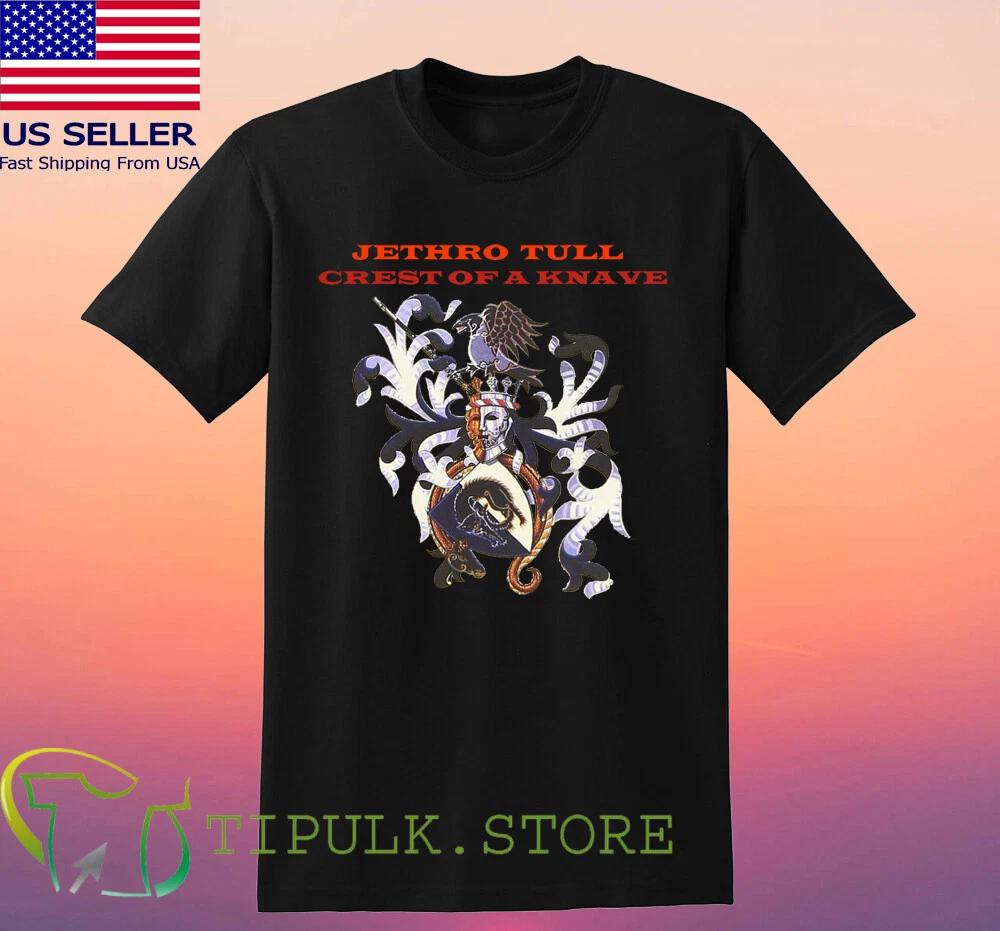Jethro Tull Crest Of A Knave Men s Black Size S-5XL 2XL