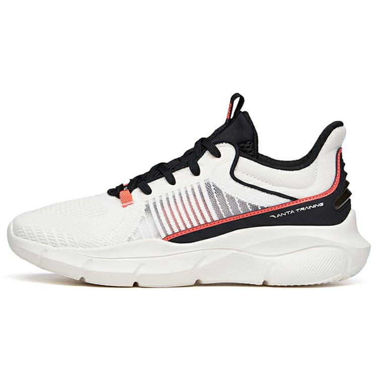

New ANTA Training Shoes Women s Low top Ivory White/Black/Dawn Red 122127703-5 37.5
