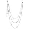 New Multi-Layer Body Chain Daily Wear Jewelry Waist Chain Creative Stars Pendant Stage Performance Accessories for Men Women