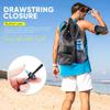 Mesh Swim Bag Drawstring Mummy Backpack Durable Swimming storage bag  Workout Gear