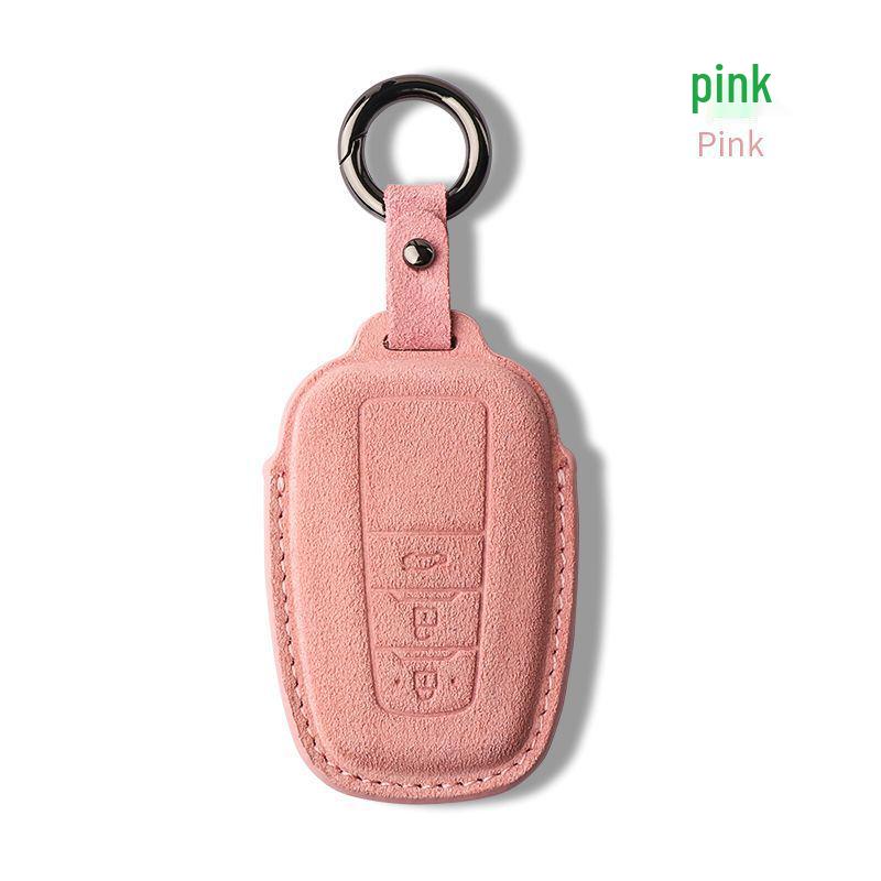 Suede Key Case for Toyota: Fits Corolla, Camry, Levin, Avalon, Highlander, CHR