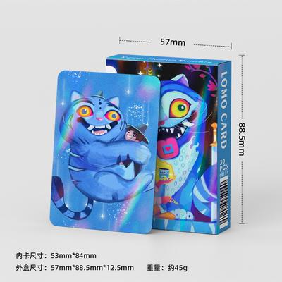 Anime K-Pop Demon Hunters Lomo Card and Stickers Girls Boys Group HD LOMO Cards Fans Collection Waterproof Decorative