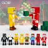 M8079 M8112 Game Series Pixel Building Block Villain Steve Assemble Toy Bag