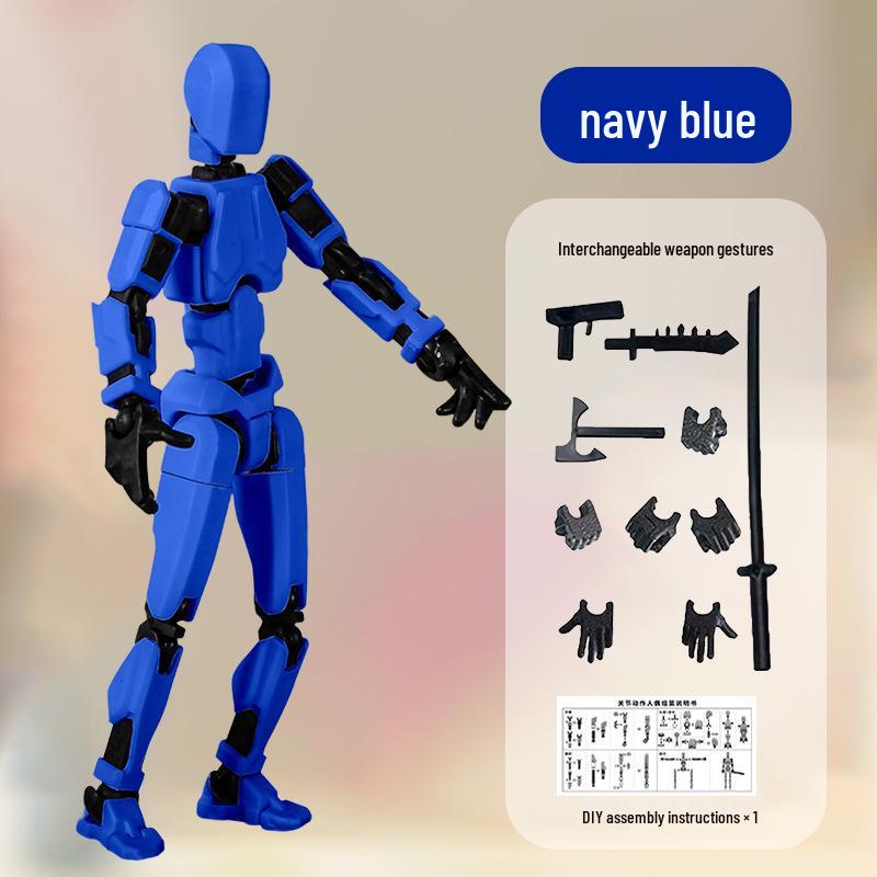 5th Gen Lucky 13-Joint Movable Robot Mannequin Doll DIY Decompression Toy
